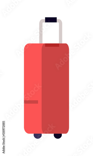 Illustration of Red Suitcase