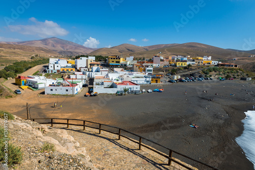 Small town on Fuerteventura Island