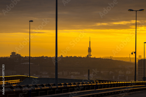 Prague sunset