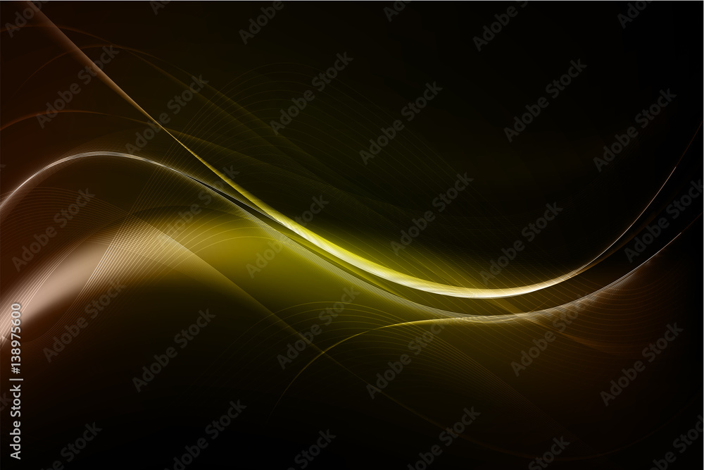 Yellow Wave Background Yellow Wave Background