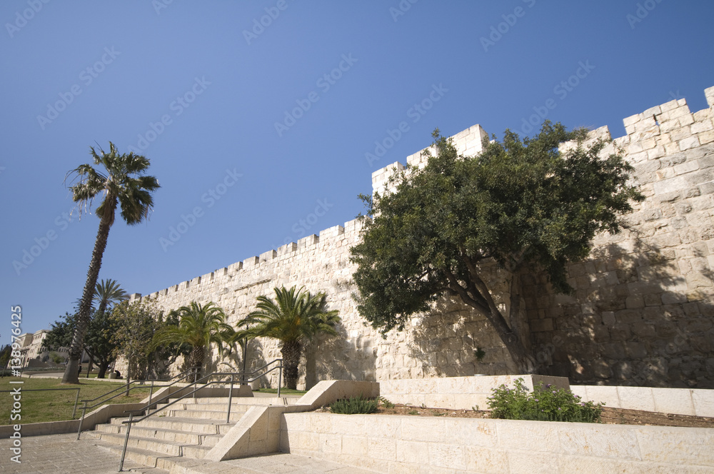 Jerusalem old city walls Jerusalem old city walls