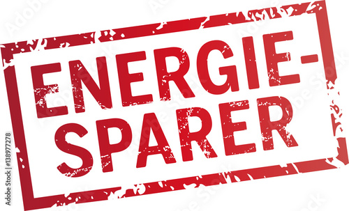 roter Stempel Energiesparer
