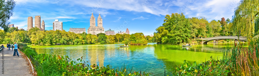 View of Central Park in autumn in New York City. View of Central Park in autumn in New York City.