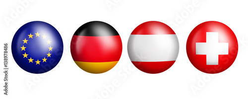 D-A-CH-EU Buttons