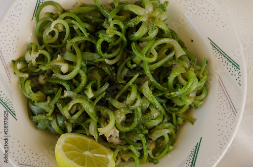 stamnagathi  one of the most important elements of cretan diet.It grows in coastlines and mountainous areas between the rocks.Medicine for the ancients.Collect and eaten with oil and vinegar.