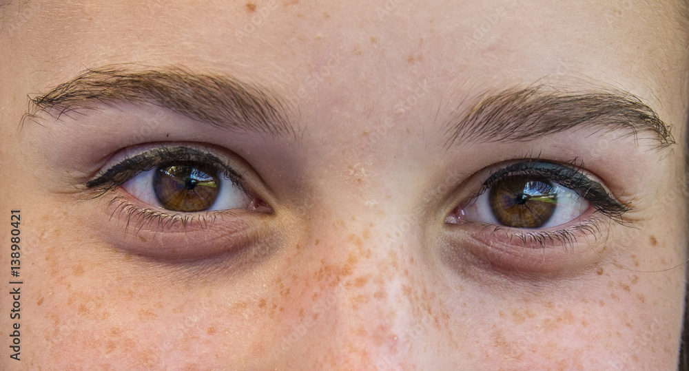 Fototapeta premium beautiful female eye 