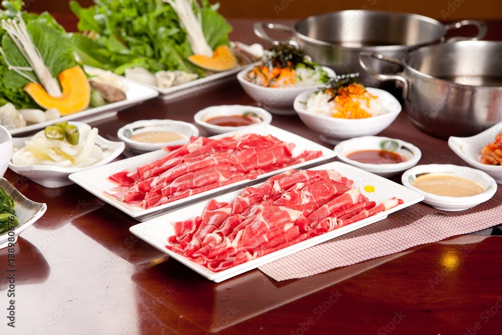 shabu-shabu with beef shabu-shabu with beef