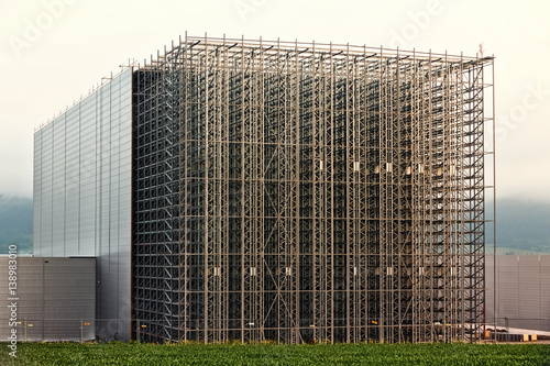 Automatic High Rack Storage System under Construction photo