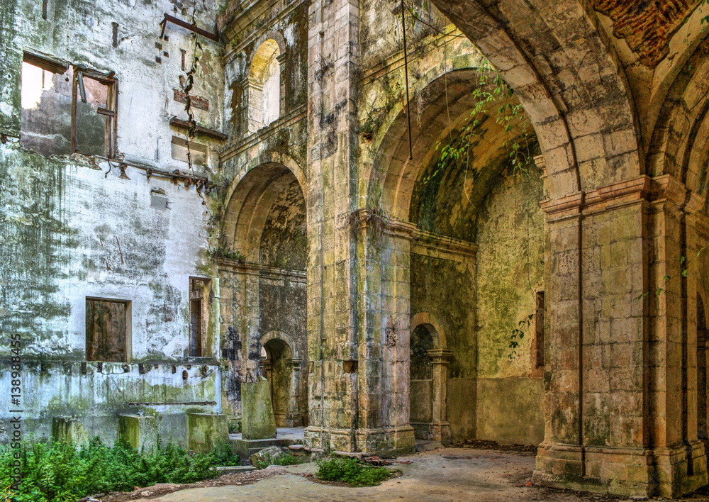 Fototapeta premium Ruined convent of Seiça, Figueira da Foz, Portugal