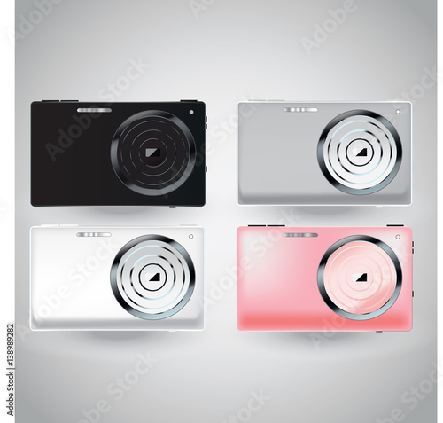 Camera in three colors