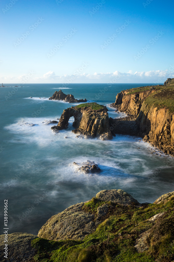 Fototapeta premium Cliff Top Near St Just, Cornwall