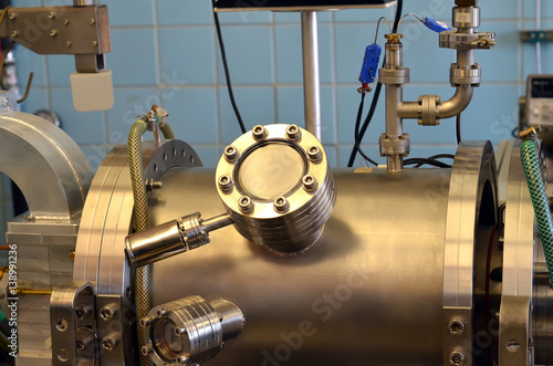 detail of high temperature box in laboratory for plating material