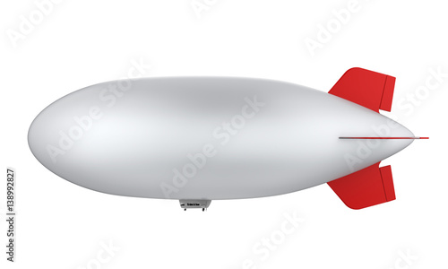 Zeppelin Airship Isolated