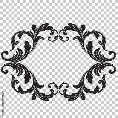 Ornament in baroque style.