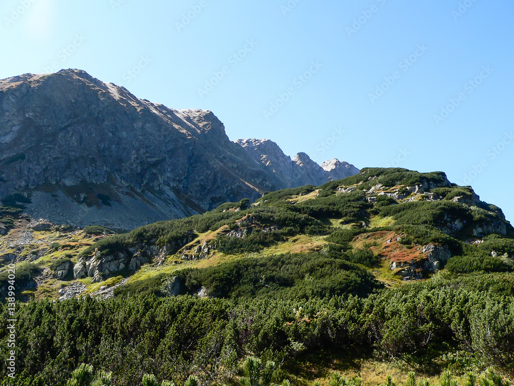 Fototapeta premium Beautiful landscape of Vysoke tatry mountains