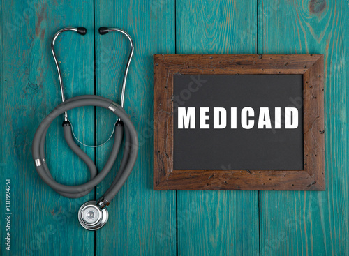 Blackboard with text 