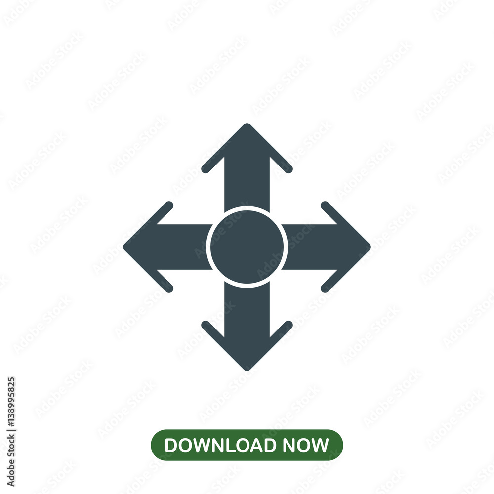 Move icon vector Move icon vector