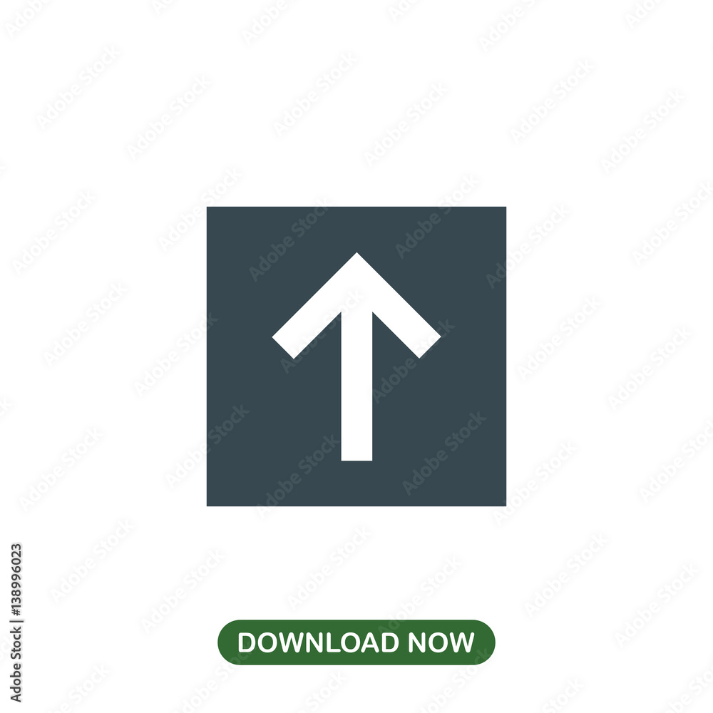 Up arrow icon vector Up arrow icon vector