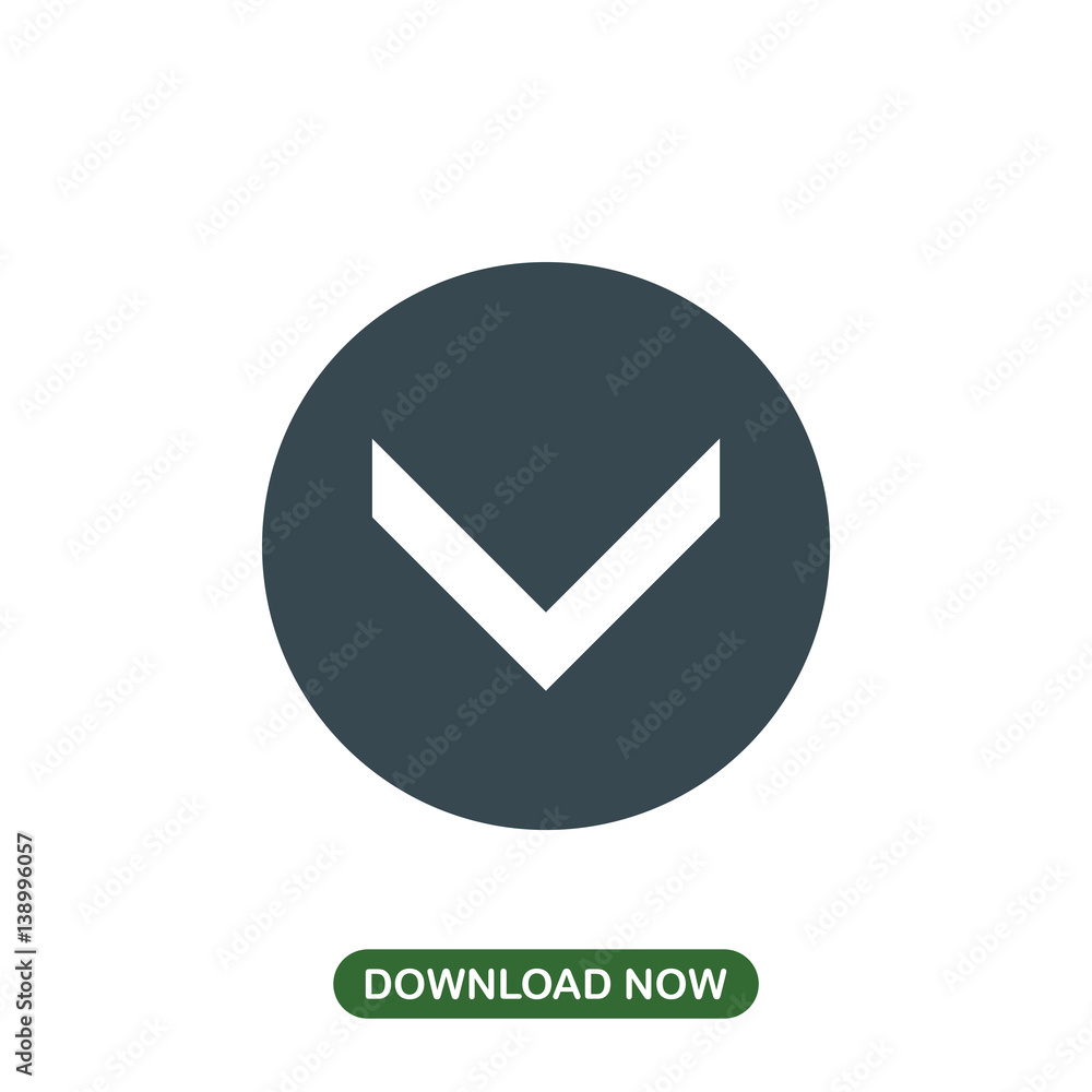 Down arrow icon vector Down arrow icon vector