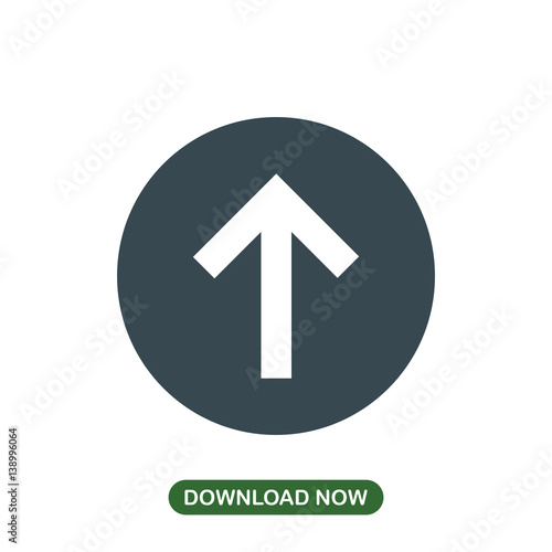 Free Download Up arrow icon vector - GFXLoad