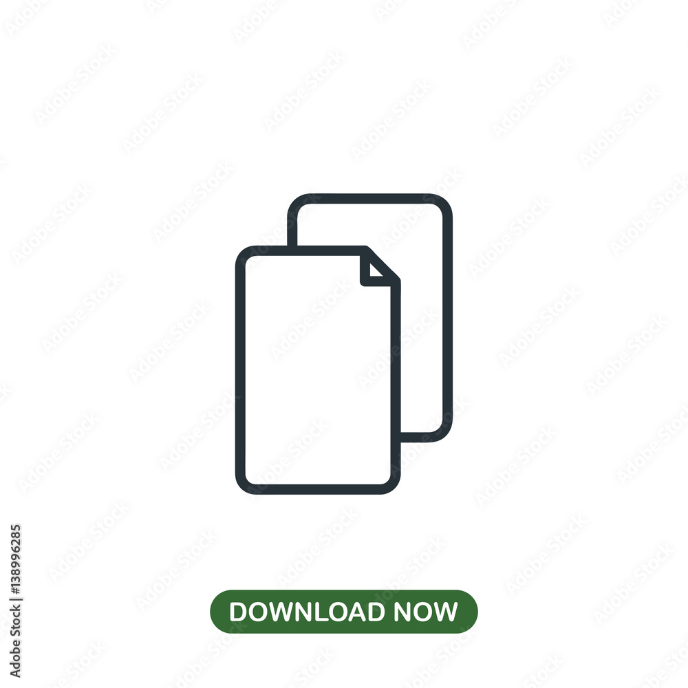 Copy icon vector Copy icon vector