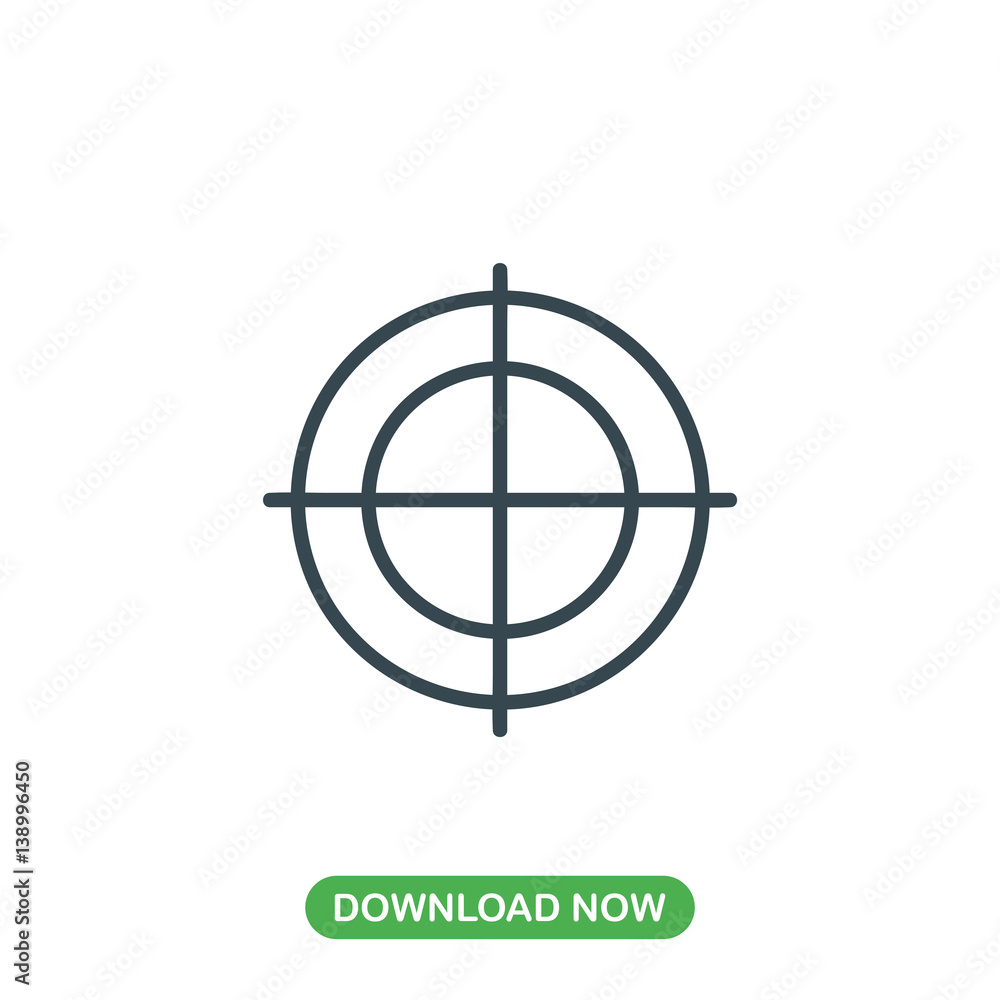 Target icon vector