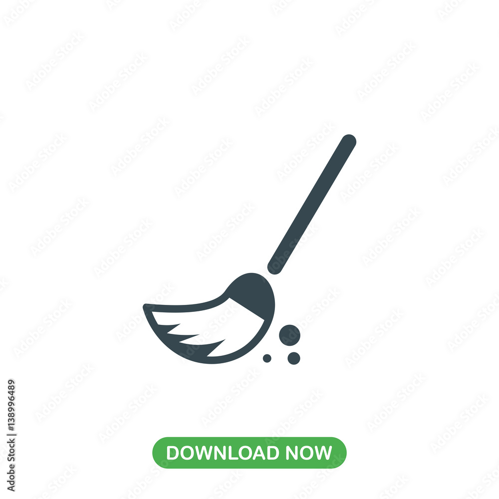 Cleaning brush icon vector Cleaning brush icon vector