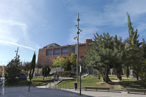 View of a garden in the square of the Town Hall of San Vicente del Raspeig