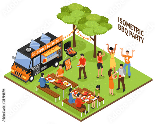 Isometric BBQ Party