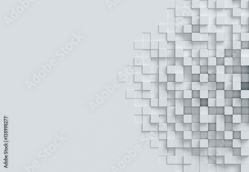 Fototapeta Naklejka Na Ścianę i Meble -  cubical abstract background 3d rendering