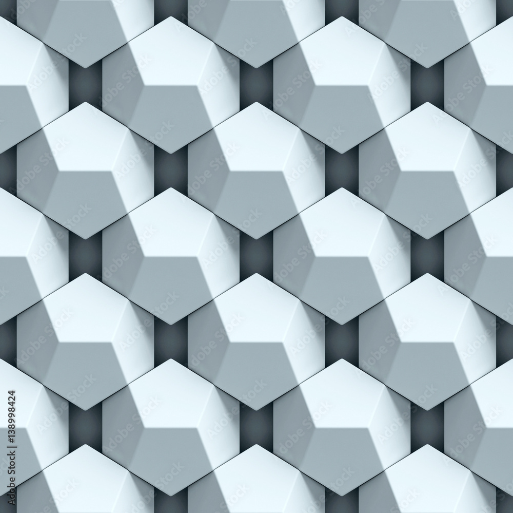 Geometrical abstract seamless 3d background Geometrical abstract seamless 3d background