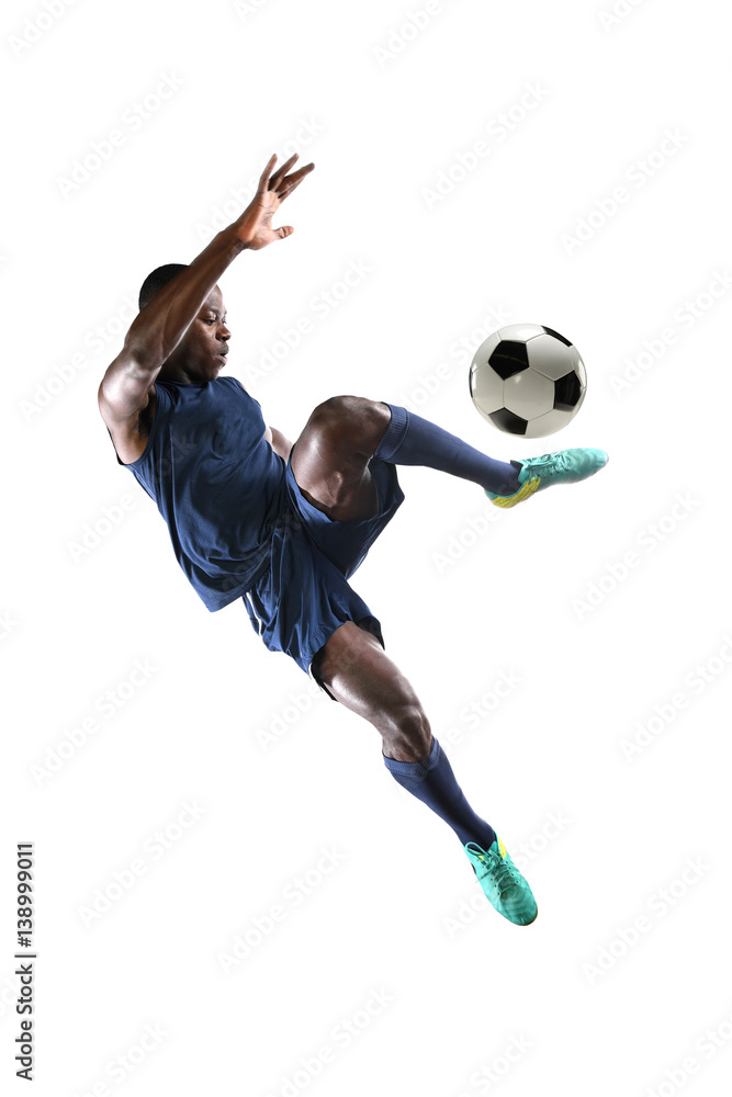 Fototapeta premium African American Soccer Player