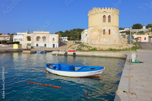 Beautiful coastal village of Torre Vado, Santa Maria di Leuca, Salento, Apulia, Italy photo