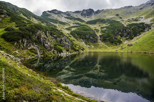  The Wildseeloder mountain reflected in Wildsee , area Kitzbüheler Alps ,Fieberbrunn, Tyrol, Austria photo