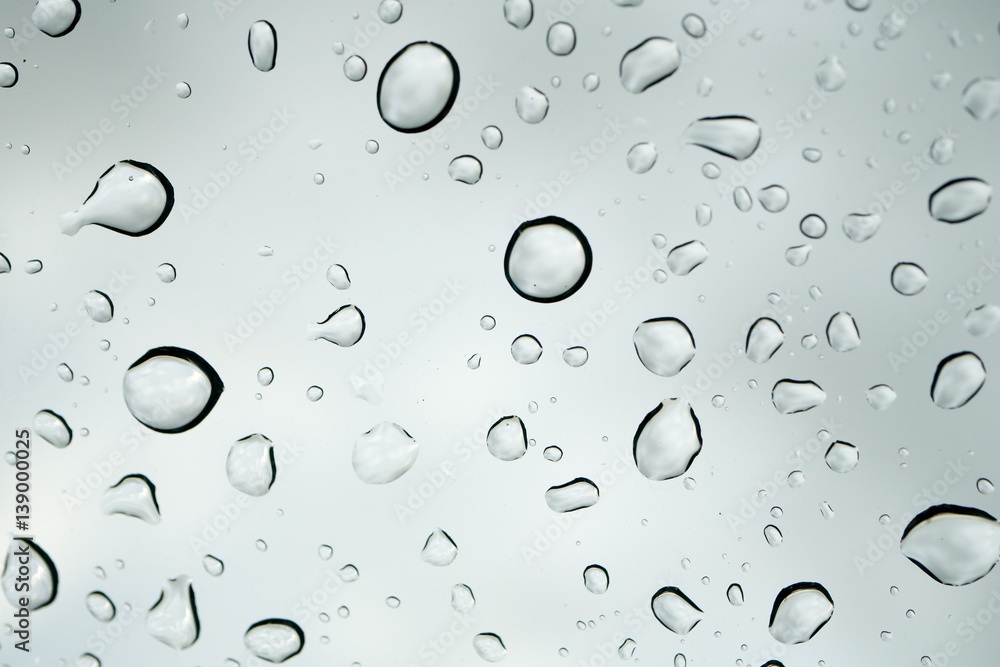 Texture background with rain drops