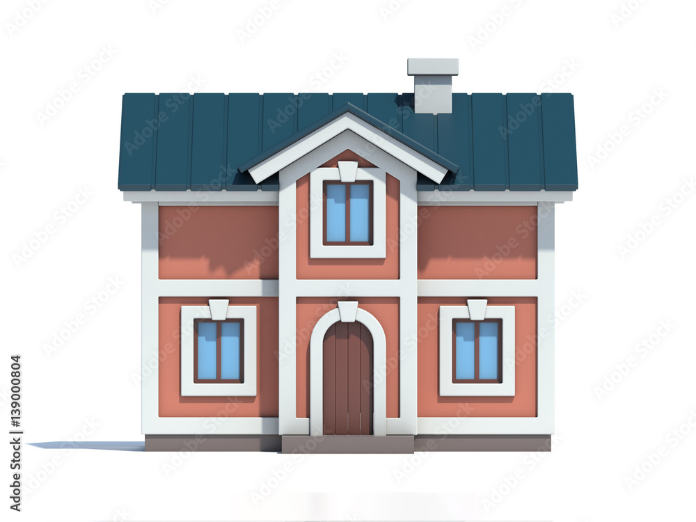 House icon 3d rendering