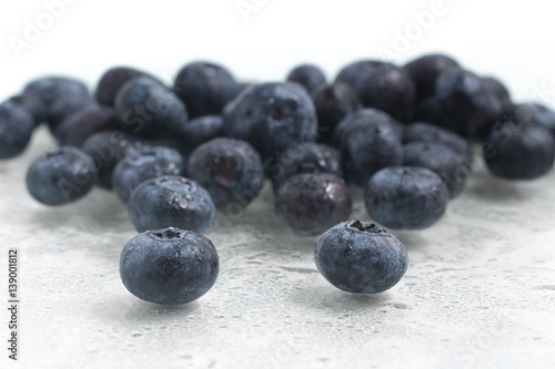 Fresh wet Blueberries