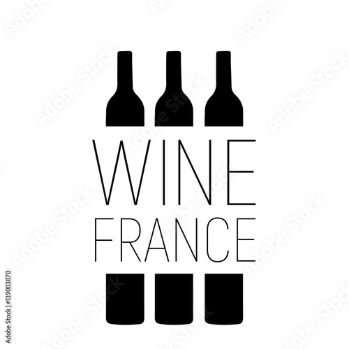  Wine France tree bottle  logo