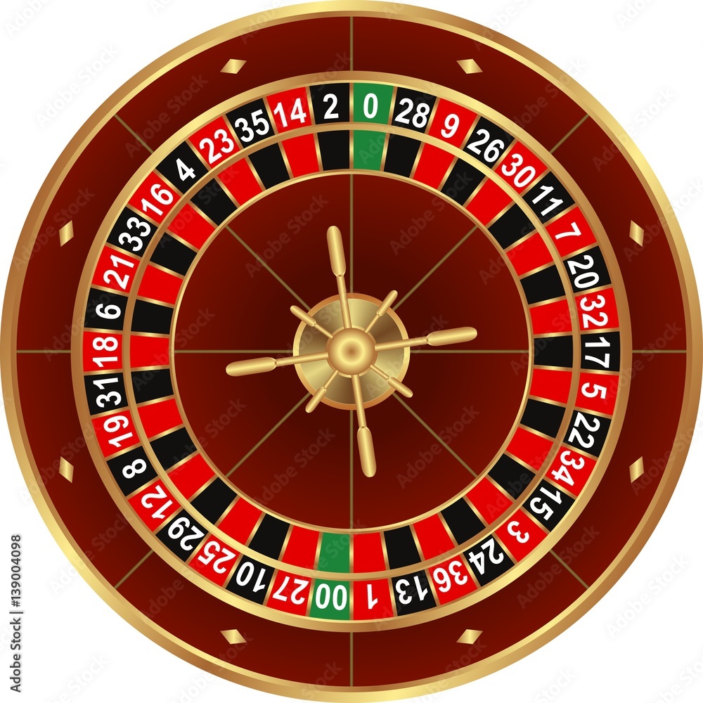 isolated wheel of american roulette isolated wheel of american roulette