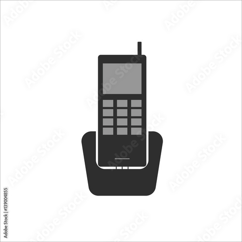 phone icon on white background