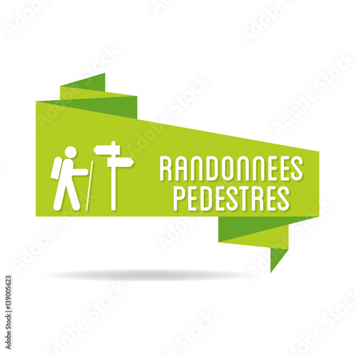Logo randonnées pédestres.