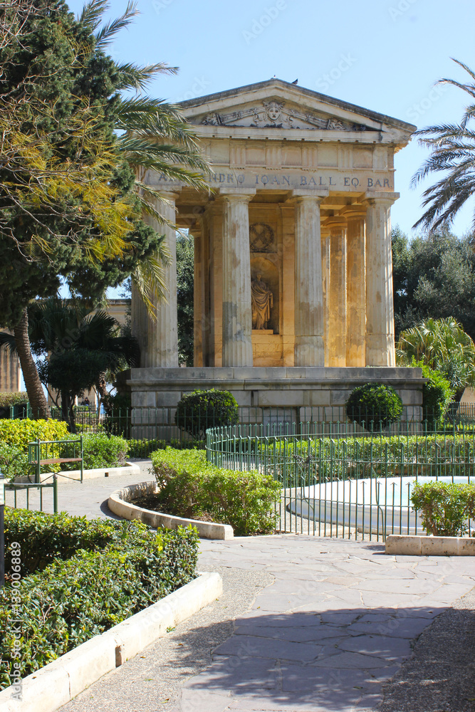 The lower barrack Garden, Valletta, Malta