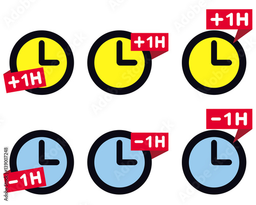 ICÔNE CHANGEMENT D'HEURE