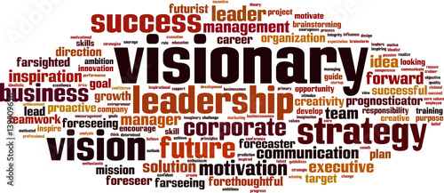 Visionary word cloud
