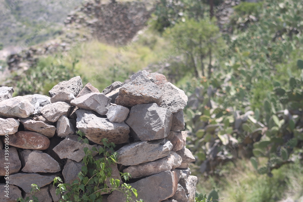Ruines Huari nearby Ayacucho Peru