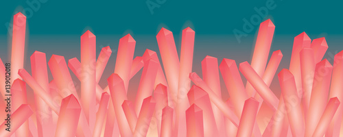 Abstract geometric banner