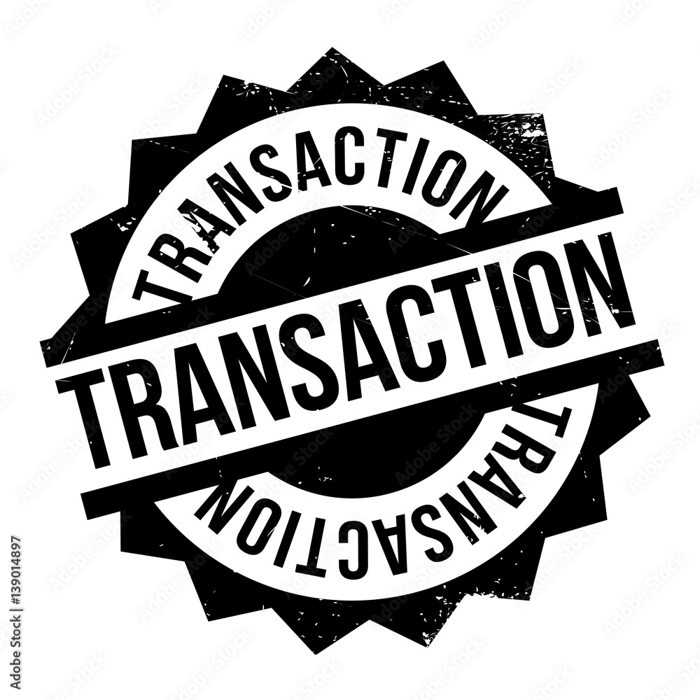 Transaction rubber stamp. Grunge design with dust scratches. Effects can be easily removed for a clean, crisp look. Color is easily changed. Transaction rubber stamp. Grunge design with dust scratches. Effects can be easily removed for a clean, crisp look. Color is easily changed.