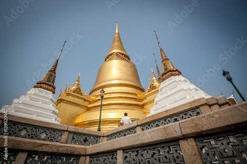 Canvas Print Buddhist Stupas in Bangkok