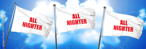 all nighter, 3D rendering, triple flags photo