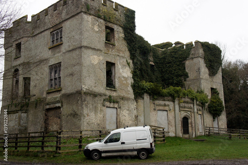 Abandoned Ireland.Donadea Castle. photo